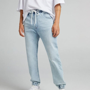 High Quality Men's <b>Jeans</b> 2026 Casual <b>Jeans</b> Trousers Custom Logo Printing Men Design Denim Trousers for Men - Product Image 1