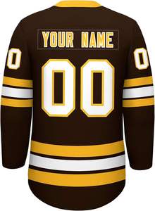 Diseño Gratuito, Impresión por Transferencia de Calor, Ropa Deportiva para Clubes y Equipos, Mejor Precio, Jersey de Hockey sobre Hielo para Hombre, Diseño Personalizado, Jerseys de Hockey sobre Hielo por Sublimación - Product Image 2