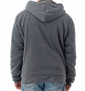 <b>Mens</b> Winter Heavyweight <b>Hoodie</b> Solid Zip up <b>Fleece</b> <b>Hoodie</b> <b>Sherpa</b> Lined Thermal Jacket - Product Image 5