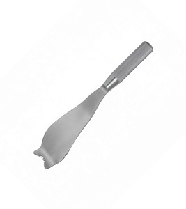 Elevador de cuello femoral de acero inoxidable con mango de 70.0mm y hoja ancha para artroplastia de cadera, instrumento quirúrgico ortopédico para tejidos blandos - Product Image 5