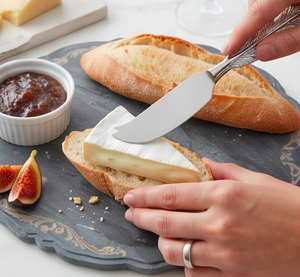 Feather Cheese <b>Knife</b> Stainless Steel <b>Spreader</b> Gold Silver Rose Gold Metal Handle Cheese Tool For Kitchen Use - Product Image 6