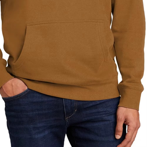 High Quality Oversized Hoodies For Men Heavyweight Cotton Fleece Streetwear Pullover <b>Sweatshirts</b> With Custom Logo - Product Image 4