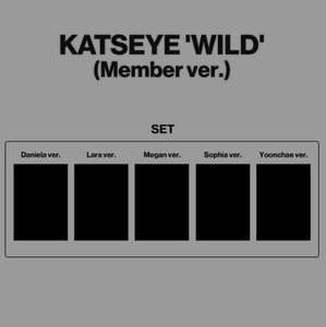 KATSEYE [WILD] (Version Membre) Livre électronique K-Pop (CD) Papier Plastique Langue Coréenne Tous Âges BW-155 KR - Product Image 4