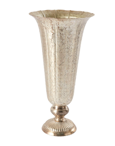 Jarrón plateado de Metal de aluminio de estilo nórdico para decoración del hogar y el jardín, mesa de boda, centro de mesa de Metal hecho a mano, maceta de lujo - Product Image 3