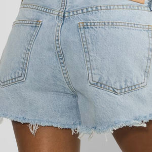 Shorts de Mezclilla para Mujer, Diseño Casual y Moderno, Tacto Suave, Precio Económico para Pedidos al por Mayor, Servicio OEM, Mezcla de Algodón Elástico - Product Image 6