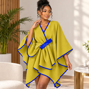 Écharpe-châle de luxe asymétrique Cosh International Sorority Sisterhood, châle-couverture chaud d'hiver, poncho pull - Product Image 4