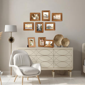 Cadre photo en bois pour le bureau, la maison, l'intérieur, style moderne, minimaliste, rustique, classique, matériau durable, finition lisse. - Product Image 4