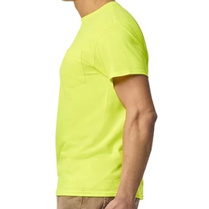 Nouveaux T-shirts décontractés pour hommes en coton tricoté 100 % respirant à manches courtes, idéaux pour la course et l'entraînement en extérieur (vente en gros) - Product Image 4