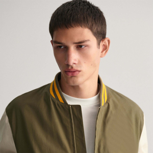 Chaqueta Varsity Vintage para Hombre, Estilo Streetwear, con Parches, Botones, Chaqueta Bomber de Lana con Ribete a Rayas, Chaqueta Letterman de Escuela Secundaria - Product Image 4