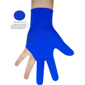 Gants de billard doux et lavables, lavage en machine à l'eau froide, mélange de spandex et de cuir, trois doigts, pour queue de billard - Product Image 3