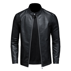 CLOVIX SPORTS Low Price High Quality Leather <b>Jacket</b> Men Custom Design Biker <b>Jacket</b> Factory Supply - Product Image 4