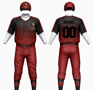 Ensemble de maillot et pantalon de baseball personnalisé unisexe blanc, turquoise et or, broderie, respirant, séchage rapide, antibactérien, polyester - Product Image 4