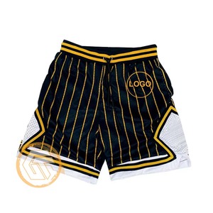 Pantalones Cortos y Largos Transpirables de Malla Sublimada con Bordado Alpha para Fraternidad Griega Phi y Hermandad Masculina - Product Image 1