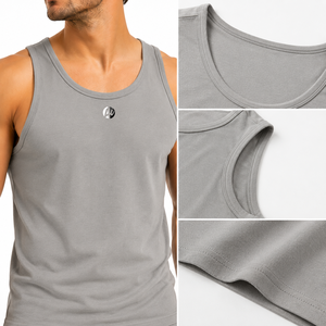 Costuras resistentes que admiten el uso activo, y camiseta sin mangas para hombre con ajuste seguro para uso en fines de semana y paseos de verano, uso diario. - Product Image 5