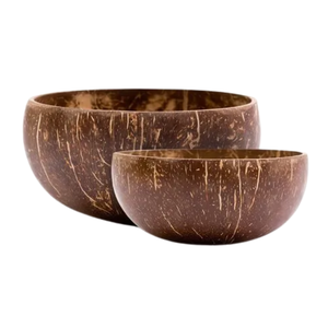 ชามมะพร้าวธรรมชาติแบบมินิมอล 100% ออร์แกนิก เป็นมิตรกับสิ่งแวดล้อม ทำด้วยมือ สำหรับเสิร์ฟสลัด สมูทตี้ ของหวาน เครื่องครัว เวียดนาม - Product Image 1