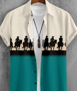 Casual Stripe Print <b>Men</b> Hawaiian <b>Shirts</b> | Modern Digital Printed Button-Down | Eco-Friendly <b>for</b> Breathable Summer <b>Beach</b> Resort - Product Image 5