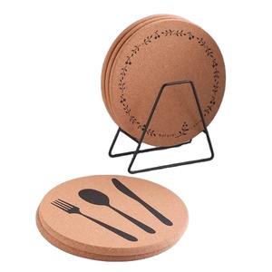 Premium MDF Printed Coasters Set Stylish Beverage Mats Modern Home <b>Table</b> <b>Protection</b> Deco rElegant MDF Coasters Set Modern - Product Image 5