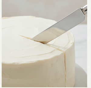 Ensemble de service à gâteau en acier inoxydable finition argentée avec poignées ornées de perles scintillantes, idéal pour les mariages, les cadeaux et les célébrations - Product Image 3