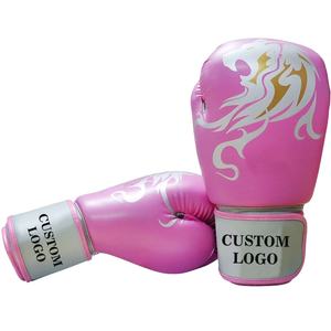 Guantes de boxeo personalizados cuero real y cuero pu lucha Guantes de boxeo de cuero - Product Image 1