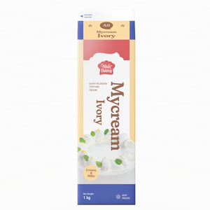 Bakery & Decoration Cakes Various Range Dessert Use HALAL Mycream Ivory <b>Dairy</b> Blended Topping Creamer 1KG OEM/ODM Overseas Trade - Product Image 1