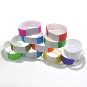 Pulseras de Papel Tyvek Imprimibles por Inyección de Tinta, 19x250mm con Números de Serie, Paquete de 1000, para Eventos, Fiestas, Bodas - Product Image 1