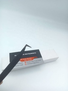 Tweezers For Lash Extension <b>Black</b> Plasma Tip 90 Degree Slim <b>Boot</b> Eyelash Volume Tweezer And Card Boxes Stainless Steel - Product Image 3