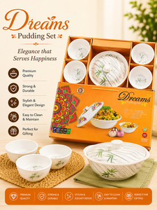 Elegant Ceramic <b>Dinner</b> <b>Set</b> 12 Piece Floral Plate Bowl Spoon Gift <b>Set</b> for Home Party - Product Image 4