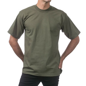 T-shirt basique uni à manches courtes pour homme, coupe ajustée, style hip-hop, tendance, haut d'été, streetwear, prix de gros - Product Image 2