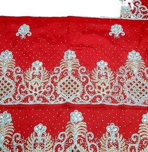 ผ้าโพกศีรษะสไตล์จอร์จสไตล์แอฟริกันทำมือติดลูกปัด3D ส่งออก - Product Image 1