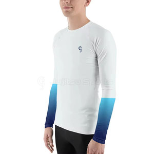 Rashguard respirant de haute qualité en Spandex/Polyester, manches longues, tissu extensible, surface lisse, coupe confortable, séchage rapide - Product Image 4
