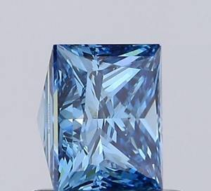 Diamant de laboratoire de 1,00 ct, taille princesse, couleur bleu fantaisie, pour la création de bagues, certifié IGI, diamants en vrac provenant d'un fournisseur indien - Product Image 6