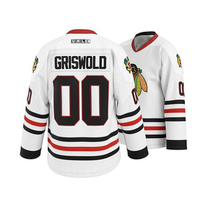 Griswold # Maillot de hockey 00 Movie – Lettres et chiffres brodés, vêtements authentiques Fabs, tailles S-5XL - Product Image 1