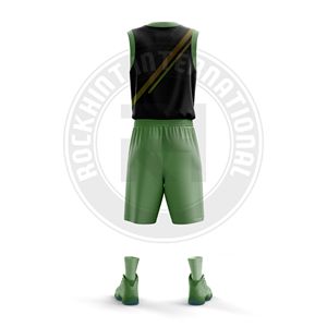 Conjunto de Uniforme de Baloncesto de Poliéster Diseñado con Tela Ligera y Transpirable que Ofrece Comodidad, Durabilidad y Rendimiento - Product Image 3