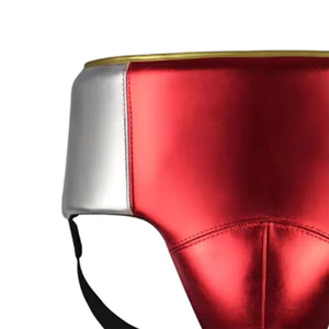 Protège-entrejambe élastique personnalisé avec logo, nouveau design, style kickboxing et arts martiaux, en coton et plastique pour la sécurité sportive - Product Image 2