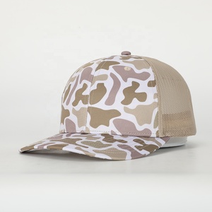Casquette de baseball unisexe en coton à 5 panneaux en maille camouflage, réglable, pour usage décontracté en extérieur - Product Image 2