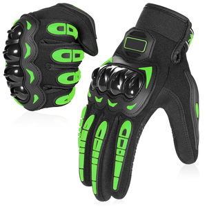 ถุงมือมอเตอร์ไซค์ป้องกันแบบกำหนดโลโก้เองขายดี ดีไซน์หนังใหม่ ระบายอากาศได้ดี ทนทาน สวมใส่สบาย หลายสี สำหรับการแข่งขัน - Product Image 1