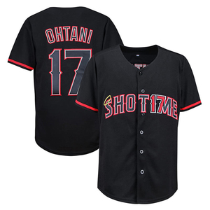 Maillots de baseball vierges en gros, impression personnalisée, broderie, uniformes sportifs d'équipe, polyester respirant, fabricant OEM - Product Image 2