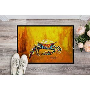 Nouveau paillasson design crabe plus grand Jigger tapis d'entrée intérieur extérieur antidérapant et lavable poils bas 18H X 27W tapis de porte avant - Product Image 2