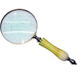 Nuevo diseño 2025 Color bronce Diseño de aspecto antiguo Venta al por mayor Artesanía India Buena calidad Ojo de cristal Metal Vintage Lupa - Product Image 1