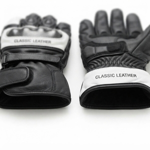 Gants de moto en cuir professionnels pour la course hivernale, respirants, antidérapants, avec poignées intégrées, protection complète des doigts, unisexe - Product Image 3