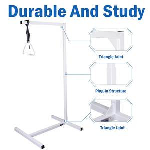 Barra Trapezoidale Autoportante in Acciaio per Supporto alla Mobilità a Letto fino a 450 libbre, Ausilio per Pazienti da Terra per Uso Domestico - Product Image 4
