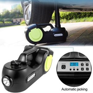 Cric électrique 5 tonnes avec lumière LED et clé à chocs hydraulique pour réparation automobile, outil de réparation de pneus, levage 135-360 mm - Product Image 3