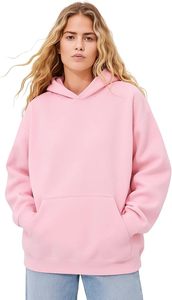 Conjunto de Sudadera con Capucha Extra Grande para Mujer, Estilo Vintage, Color Sólido, Felpa de Algodón, Ropa Deportiva Informal de Otoño con Bolsillos - Product Image 5