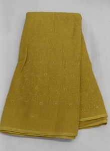 Tela de Algodón Puro Hakoba con Bordado Calado, 95 GSM, 44 Pulgadas de Ancho, Material Elegante con Ojales para Ropa Étnica de Verano de Boutique - Product Image 2