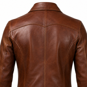 Vintage Inspired <b>Men's</b> Genuine <b>Leather</b> <b>Jacket</b> Classic Biker Design Premium Full Grain <b>Leather</b> Fashion Outerwear Wear - Product Image 4