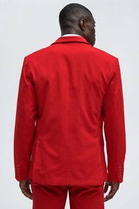 Blazer Homme Simple Boutonnage Personnalisé avec Logo de Marque OEM, Veste de Costume d'Affaires à Manches Longues, Meilleure Vente - Product Image 3