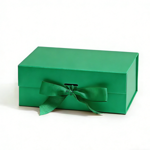 Boîte cadeau de luxe noire à fermeture magnétique, faible MOQ, personnalisable, en papier kraft recyclé ondulé, impression de logo personnalisée - Product Image 4