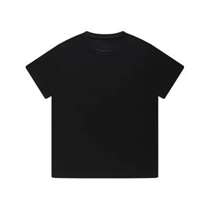 T-shirt pour homme en coton pur de luxe, coupe ample, couleur unie, antibactérien, 250 g, prix d'usine Chine Bangladesh, logo personnalisé OEM - Product Image 3