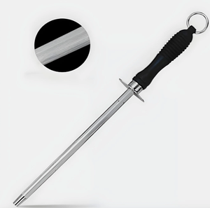 Aiguiseur de couteaux professionnel LEGACY en acier au carbone de qualité supérieure avec manche en céramique, écologique et fait main pour la cuisine - Product Image 6