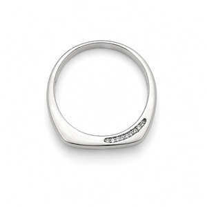 <b>925</b> Sterling <b>Silver</b> Diamond Mens <b>Ring</b> Matte Finish Minimalist Wedding Band Daily Wear Party Gift Fine Jewelry Design - Product Image 5